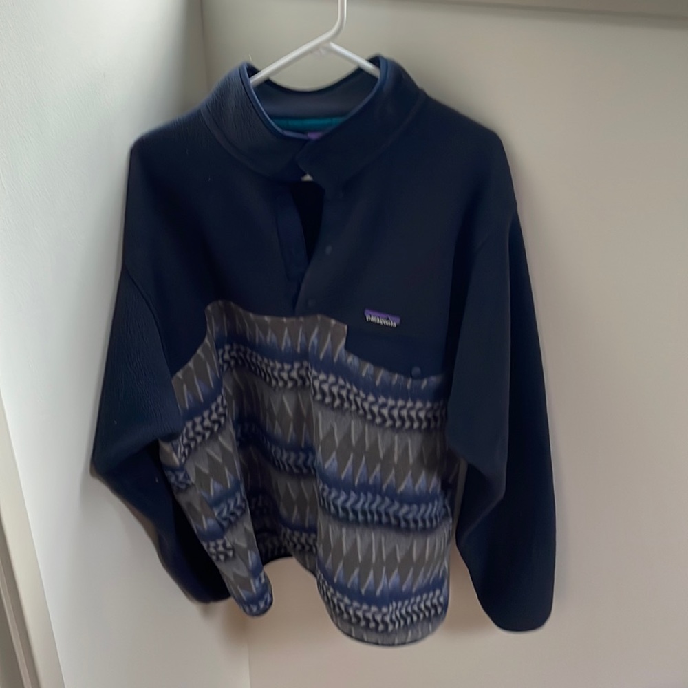Mens Patagonia fleece pullover